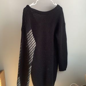 Lulu’s Black Knit Sweater